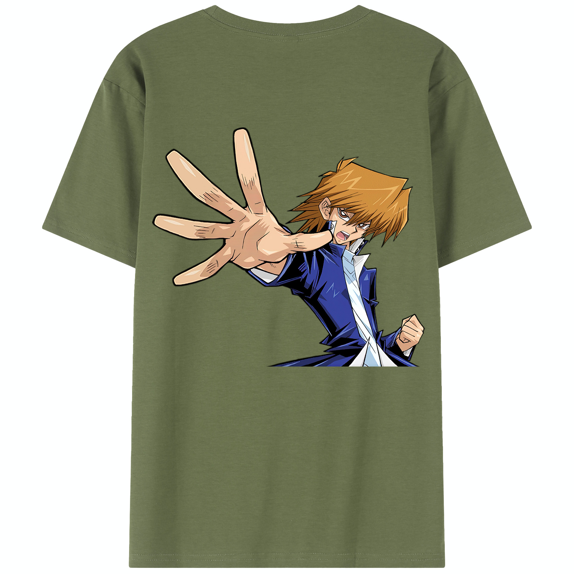 （画像用） 遊☆戯☆王 Yu-Gi-Oh! 綿100％半袖Tシャツ（背面プリント）